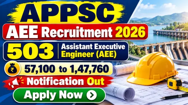 APPSC AEE Recruitment 2026 Notification Out