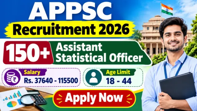 APPSC Assistant Statistical Officer Recruitment 2026