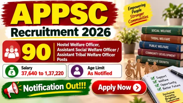 APPSC Recruitment 2026