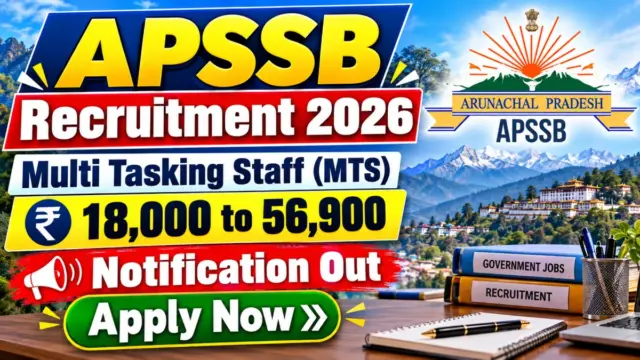 APSSB MTS Recruitment 2026 Notification Out