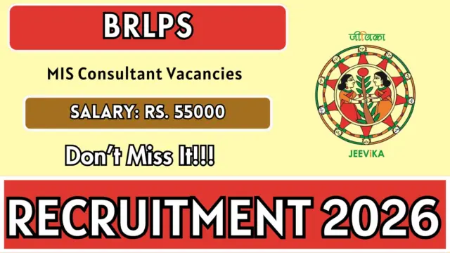 BRLPS MIS Consultant Recruitment 2026