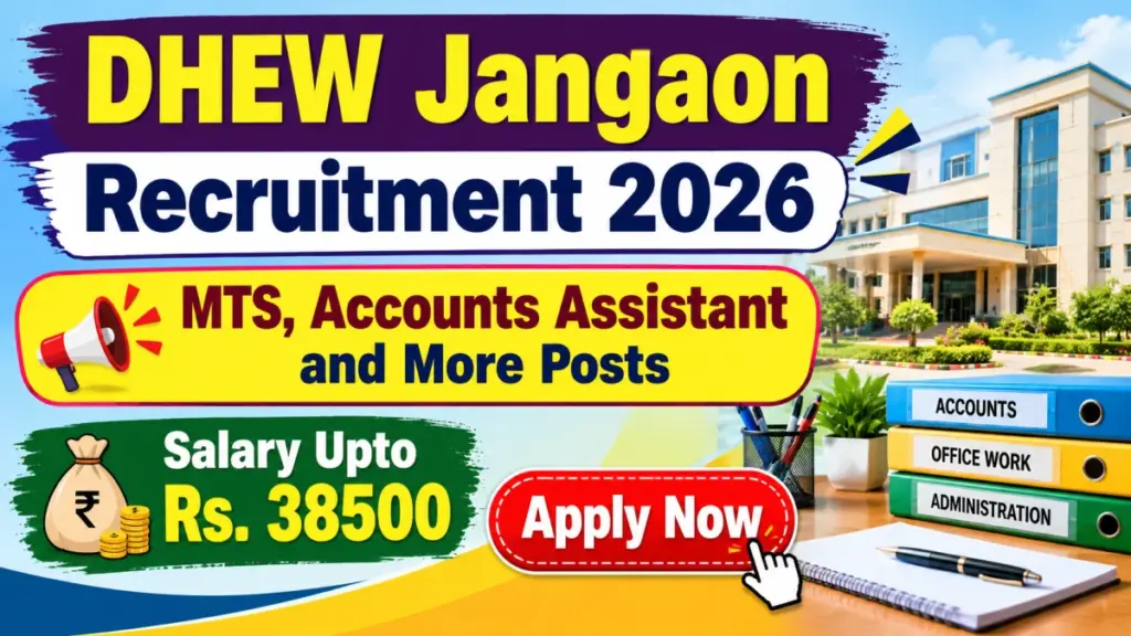 DHEW Jangaon Recruitment 2026
