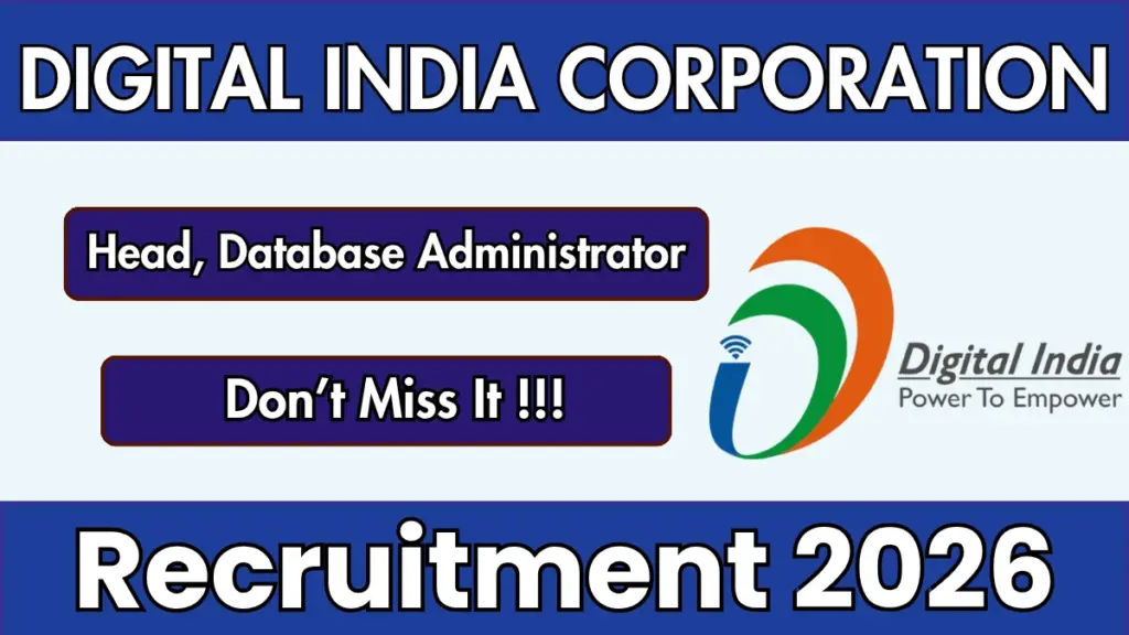 Digital India Corporation Recruitment 2026