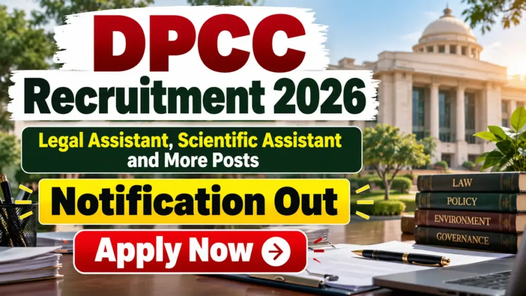 DPCC Recruitment 2026 Notification Out