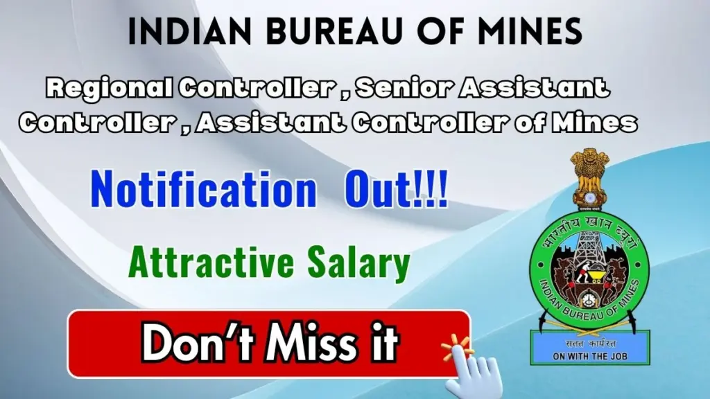 Indian Bureau of Mines Recruitment 2026
