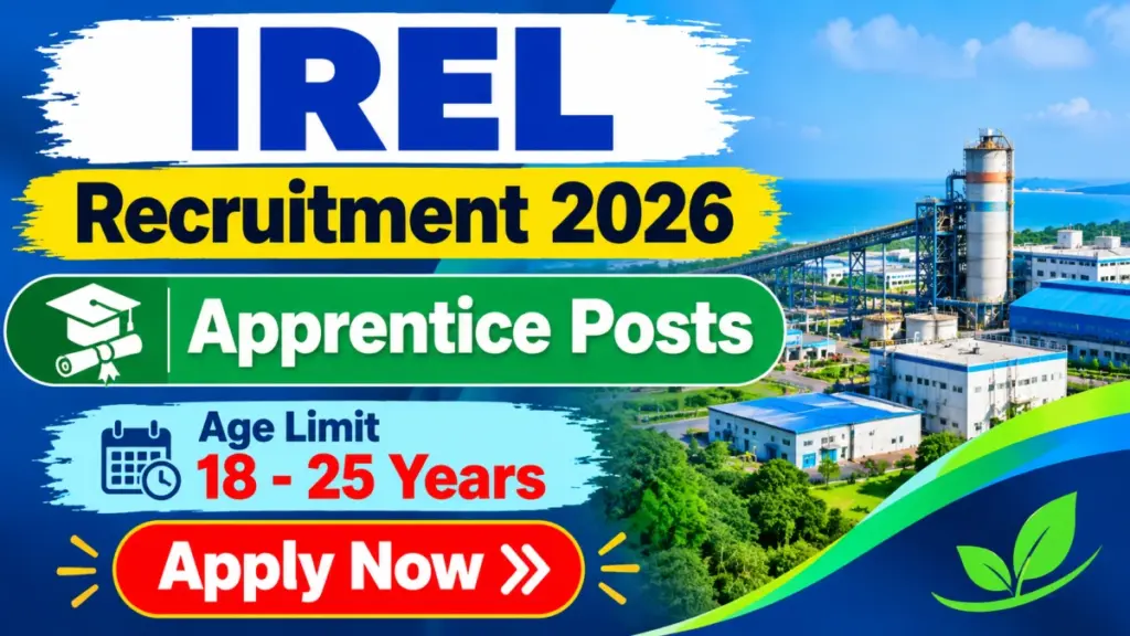IREL Apprentice Recruitment 2026