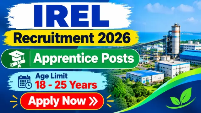 IREL Apprentice Recruitment 2026