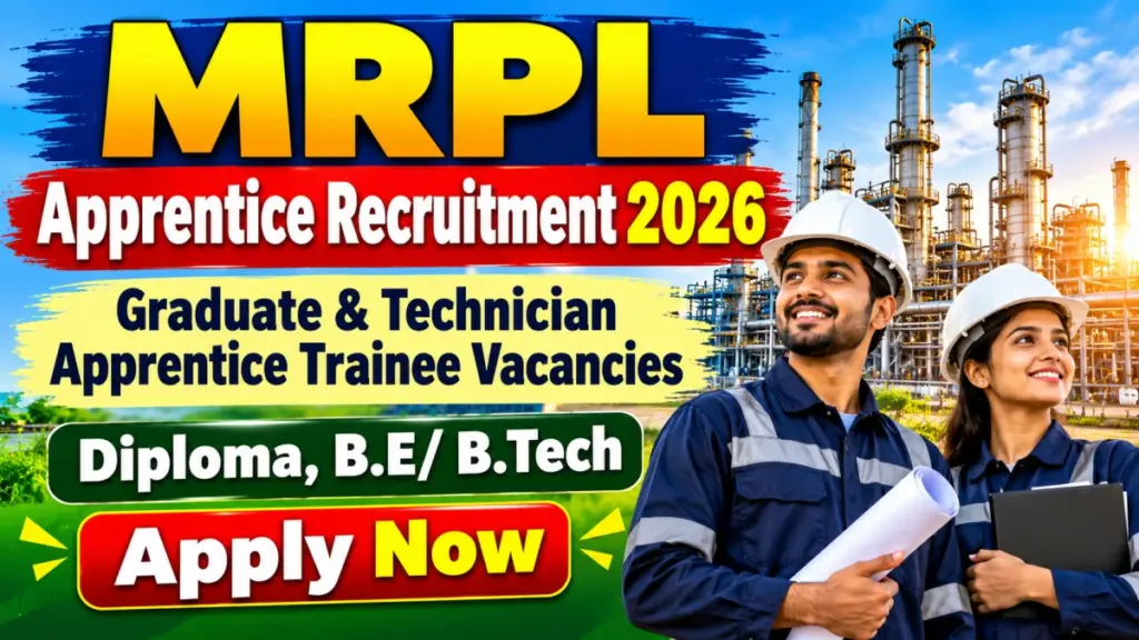 MRPL Apprentice Recruitment 2026