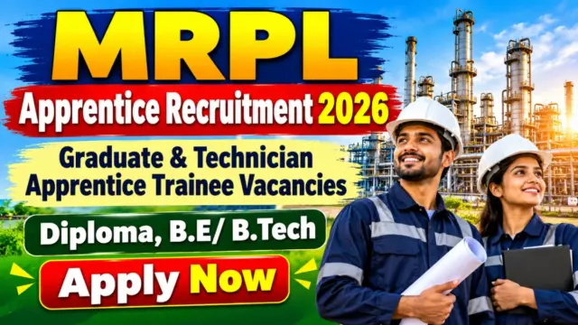 MRPL Apprentice Recruitment 2026