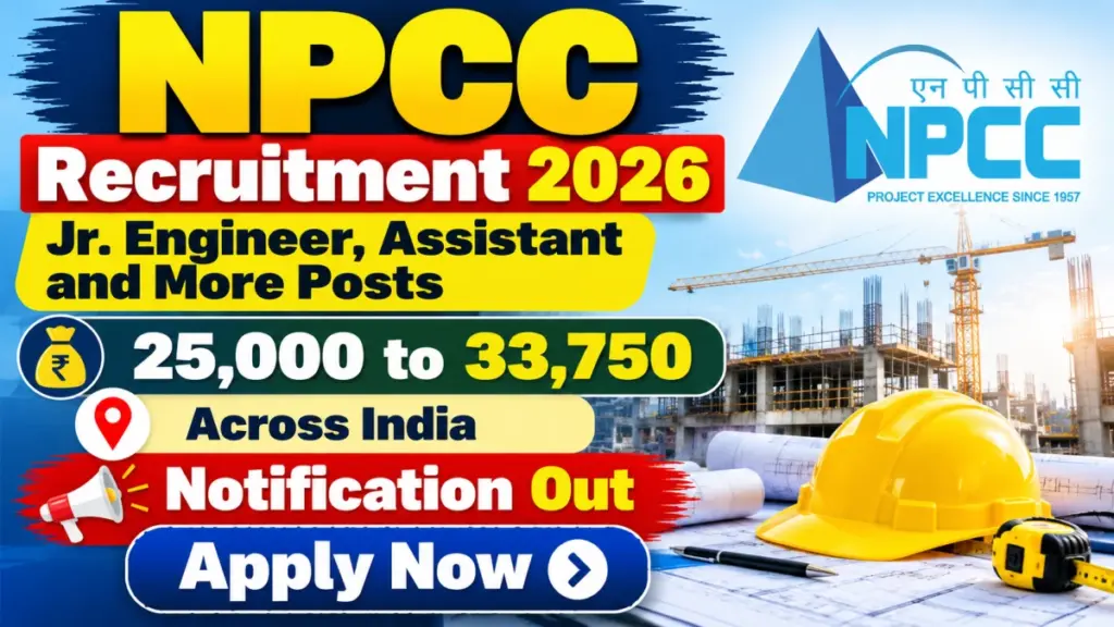 NPCC Recruitment 2026 Notification Out